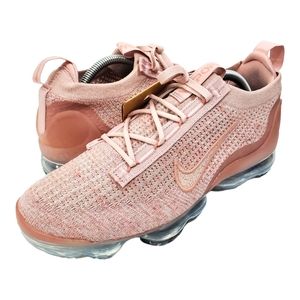 🆕️ NIKE Air VaporMax 2021 Flyknit ‘Pink Oxford’ Athletic Sneaker